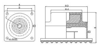 低频空气弹簧减振器