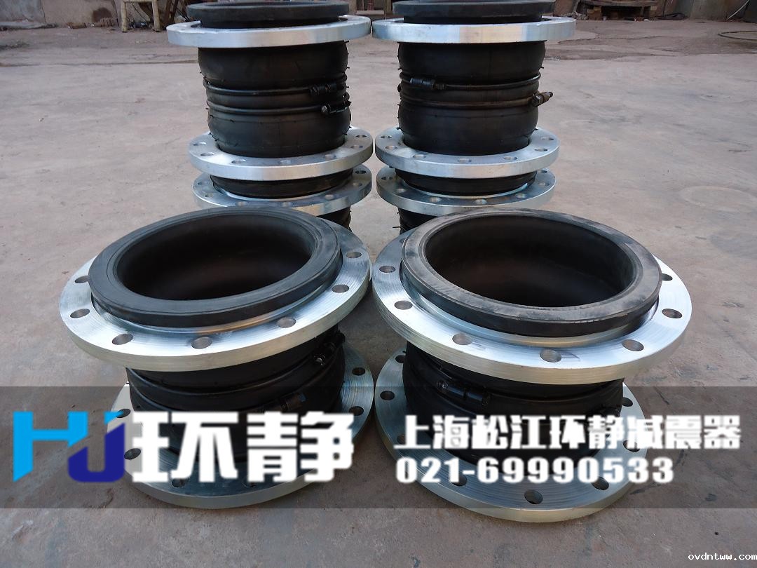 河南省商丘市平桥区限位加长型橡胶软接头结构图