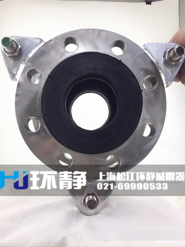 限位不锈钢橡胶接头安装实图